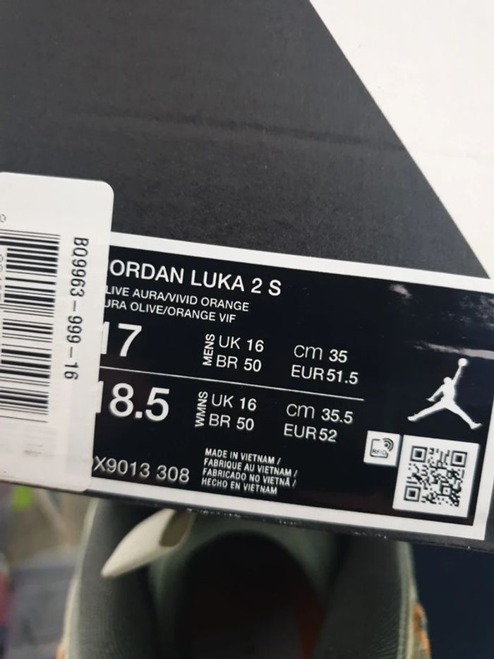 Nike Jordan Luca 2S kaki pointure 51,5 - photo numéro 6