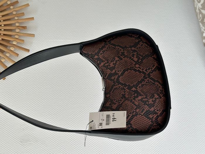 Sac noir et croco