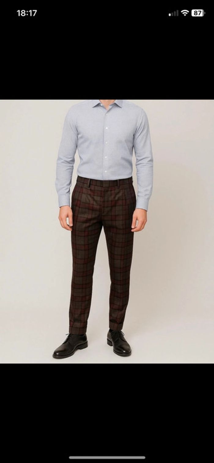 🌸 Pantalon slim à carreaux 🌸