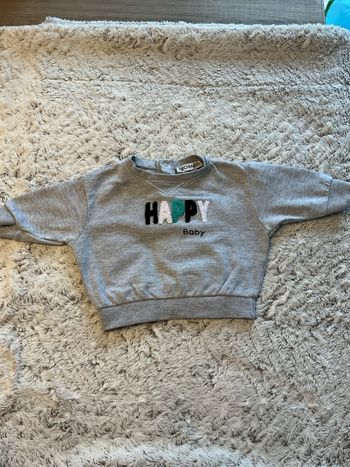 Sweat-shirt bébé 6 mois