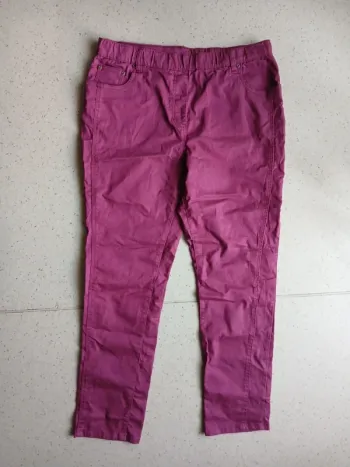 Pantalon droit violine