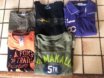 5 t-shirt manches longues