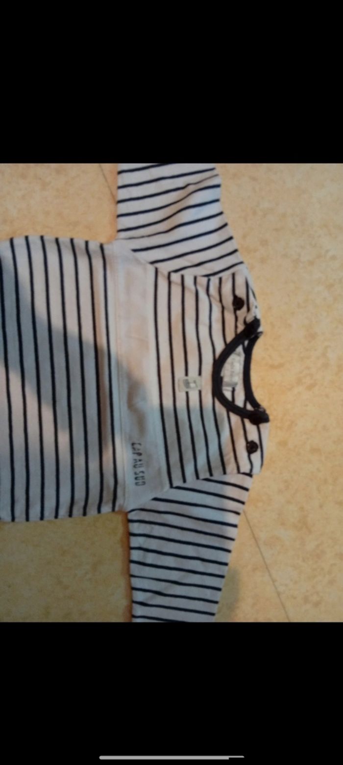 Lot 3 haut manche longue taille 6 mois - photo numéro 3