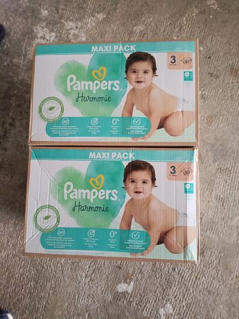 2 Pampers harmonie T3 