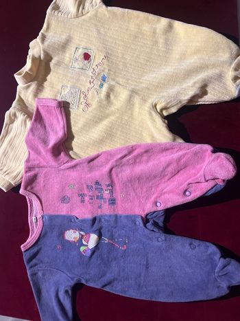 Lots de 2 pyjamas 1mois