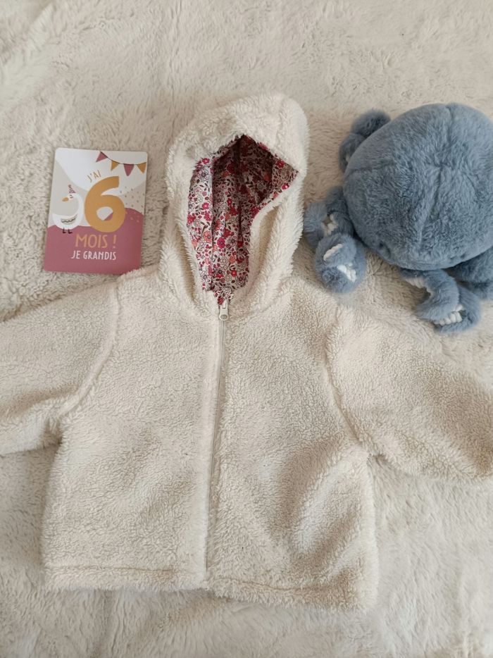 Veste polaire réversible tape a l'oeil 6 mois