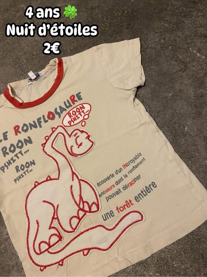 T-shirt 🍀 4 ans 🍀 Nuit d’étoiles