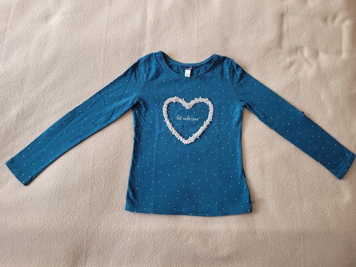 T-shirt manches longues okaidi 8 ans - photo numéro 2