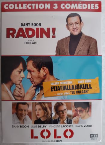 Dany Boon - Coffret NEUF SOUS BLISTER : Radin + Lolo + Eyjafjallajökull