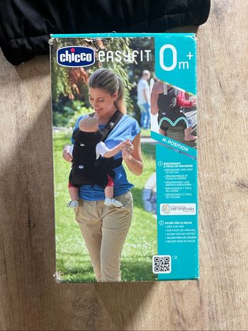 🖤 Porte-bébé Chicco noir – Neuf, jamais utilisé 👶