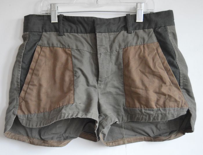 Short bicolore Zara Woman taille S – poches contrastées – coupe structurée