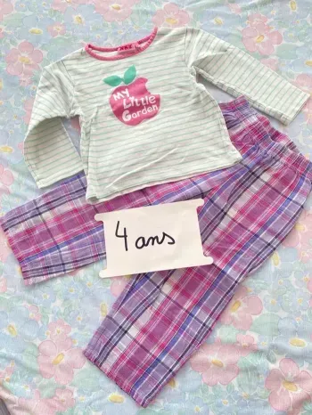 Pyjama 4 ans 2 pièces