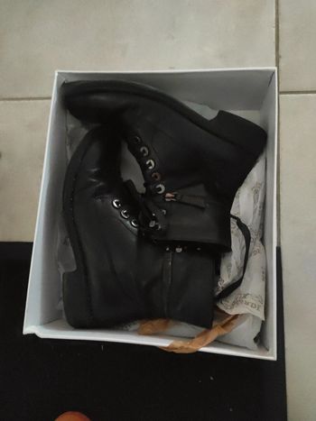 Bottines en cuir regarde le ciel 40