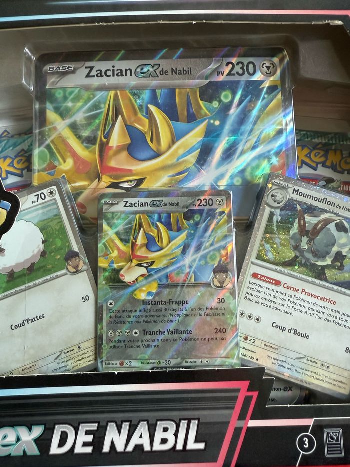 Lot coffret Pokémon zacian ex de Nabil - photo numéro 2