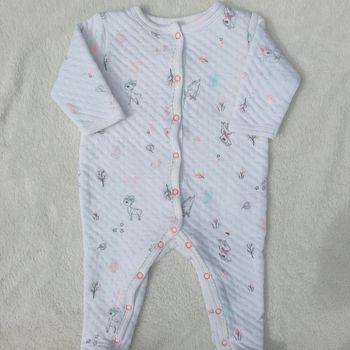 Grenouillère tissu gaufré