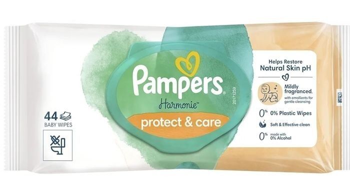 Lot de 9 paquets de Lingettes  Pampers Harmonie Protect & Care - photo numéro 2