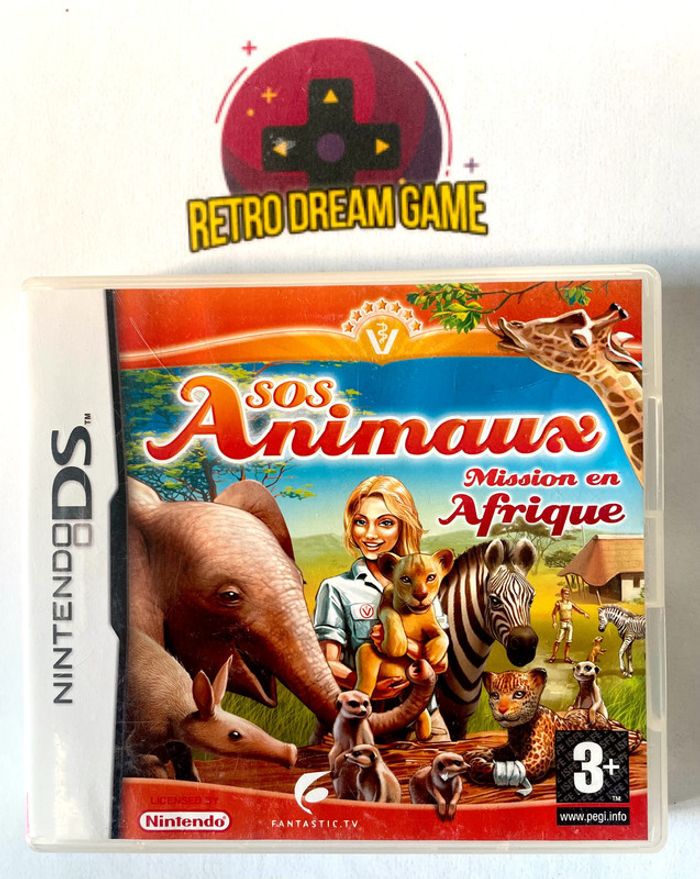 Jeux SOS Animaux mission en afrique sur DS