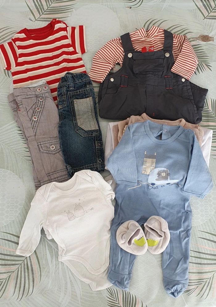 Lot 3 mois garçon hiver Vertbaudet Jacadi Cie Ptits