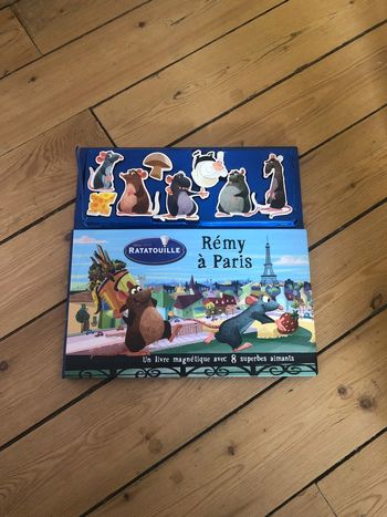 Livre avec personnage aimenté