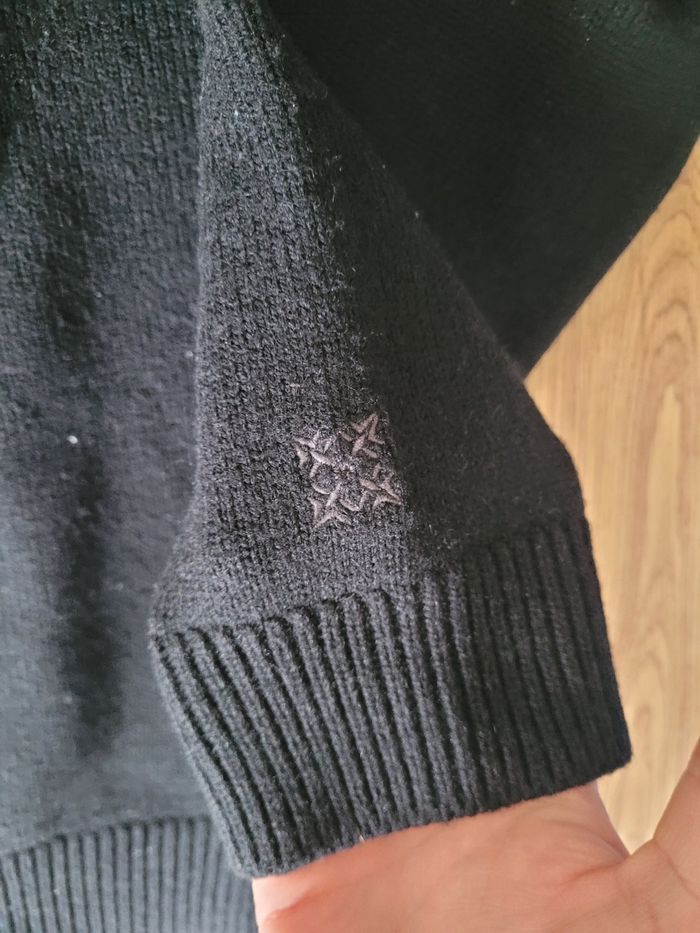 Pull Crewneck Vintage Y2k Noir Oxbow - photo numéro 4