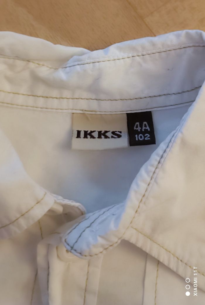 Chemise garçon taille 4 ans blanche - photo numéro 3