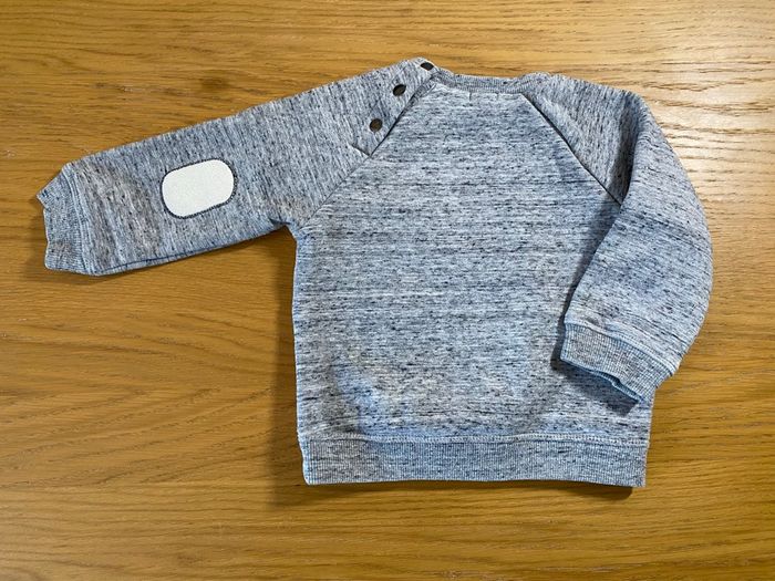 Sweat Ourson polaire gris Taille 2 ans - photo numéro 5