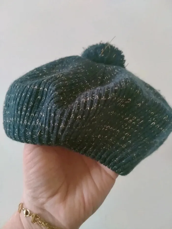 Bonnet bébé pailleté Taille 3-6 mois - photo numéro 3
