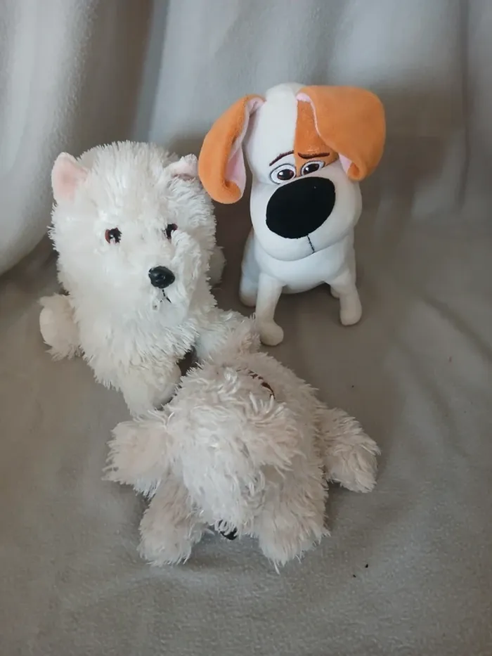 Lot peluche chiens