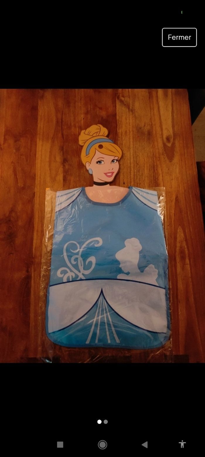 Tablier de protection  cendrillon Disney