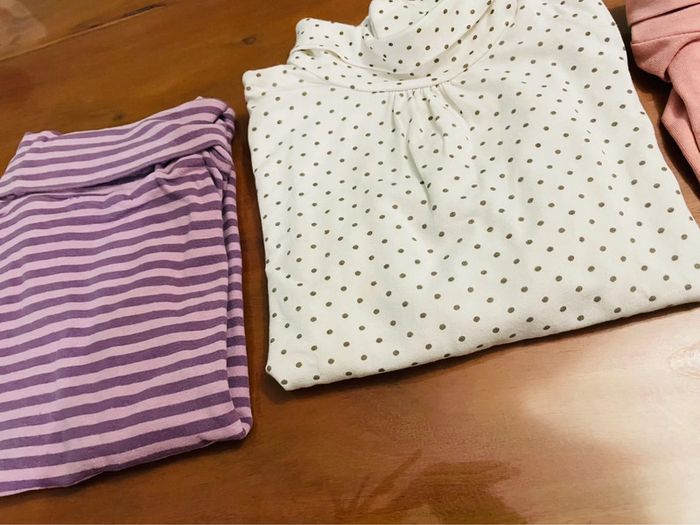 Lot de 4 sous pulls cols roulés - photo numéro 3