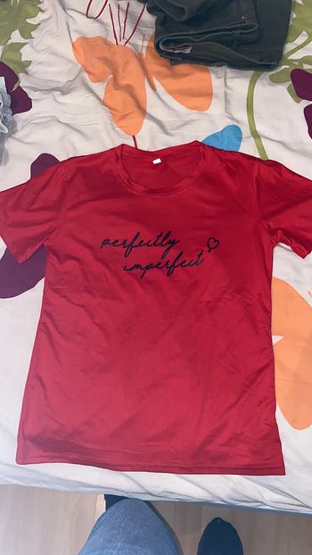 Tee shirt moulant court L