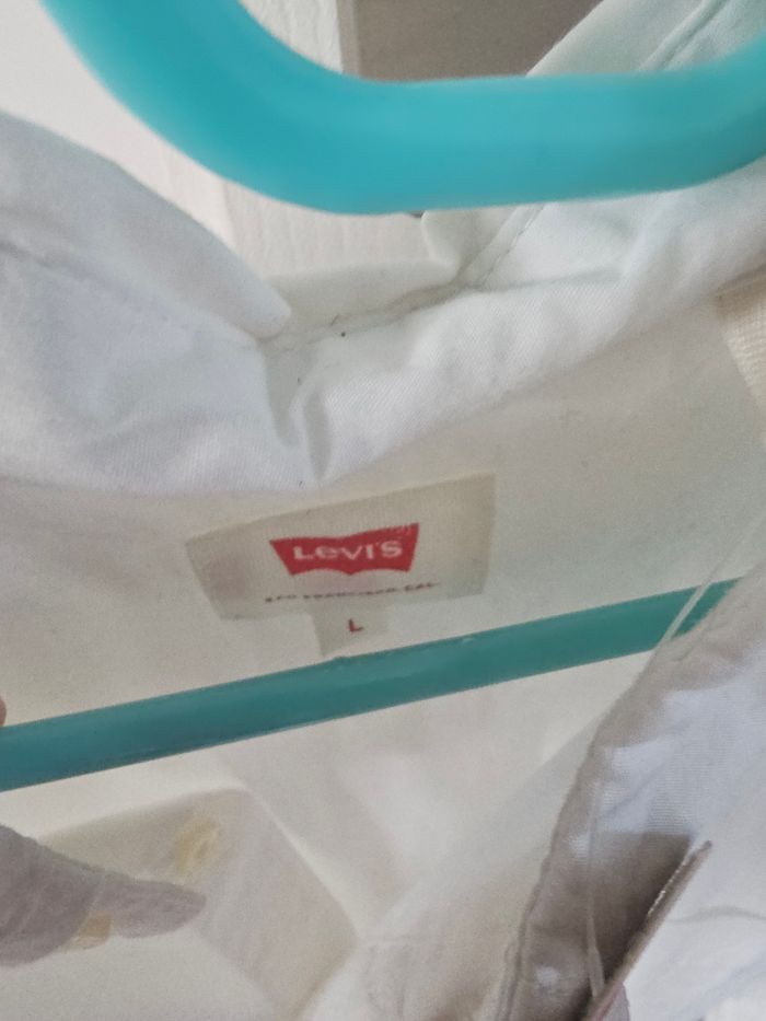 Chemise homme blanche levis original neuve avec etiquette 30€ - photo numéro 6