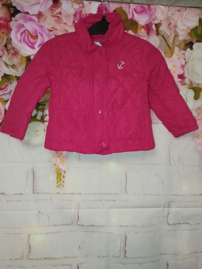 Manteau rose 18mois