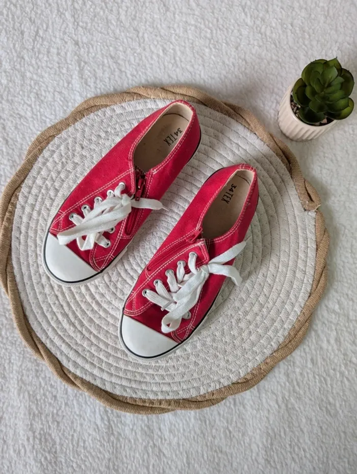 👟 Tennis rouges – 34