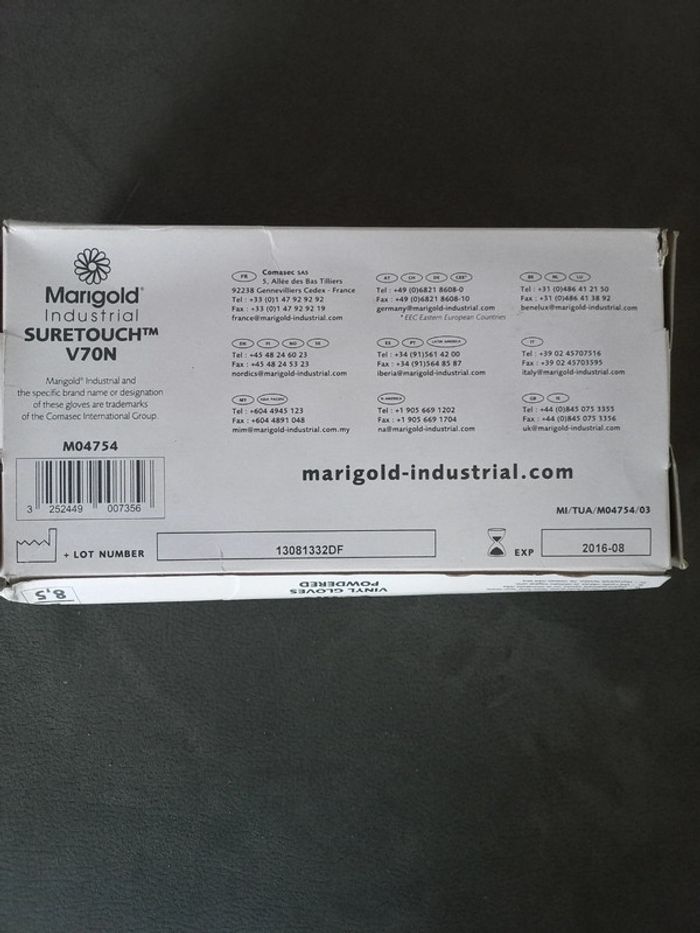 Boite 100 gants plastiques taille L 8.5 - photo numéro 2