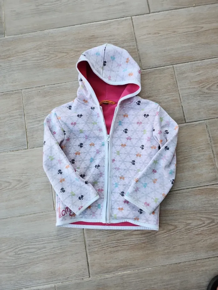 Veste à capuche polaire 4 ans