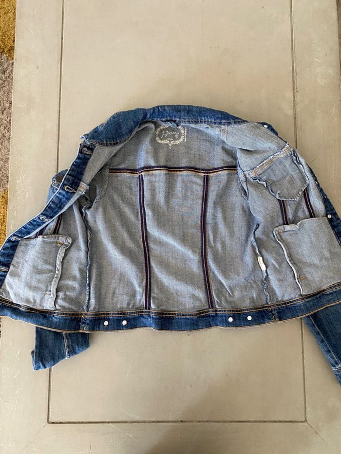 Blouson veste en jeans Jennyfer bleue taille XS / S - photo numéro 17