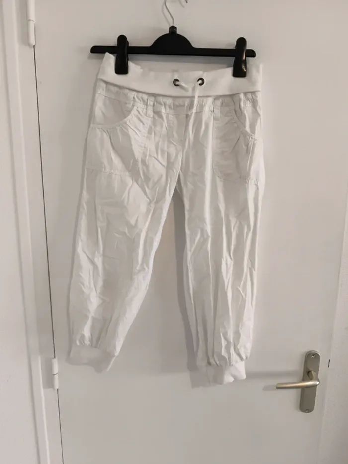 Pantacourts blanc ado