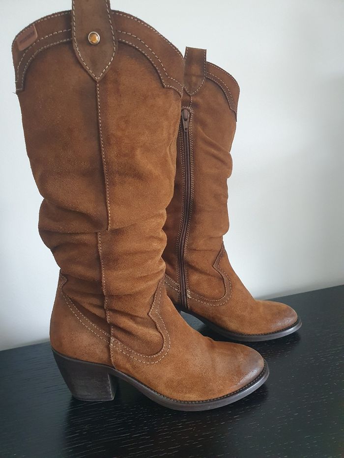 Bottes tout cuir