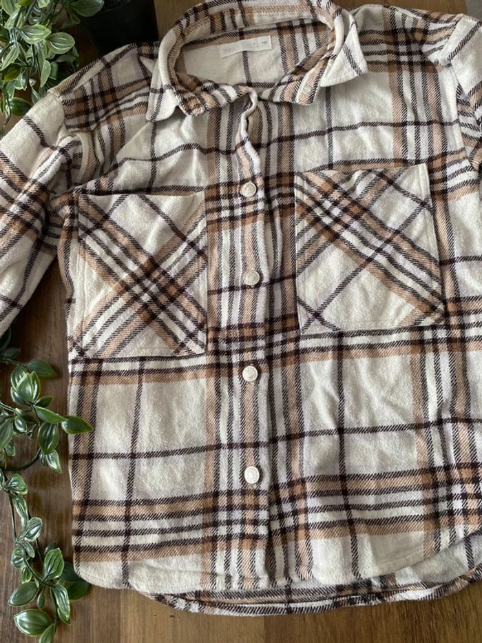 Sur chemise/chemise fille Zara taille 7 ans - photo numéro 4