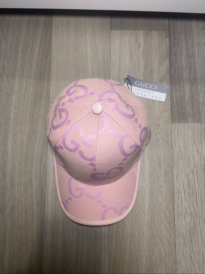 Casquette Gucci rose - photo numéro 2