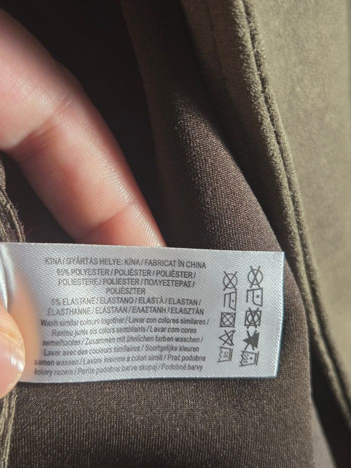 Veste perfecto kaki en suedine 42/44 Primark neuve - photo numéro 8