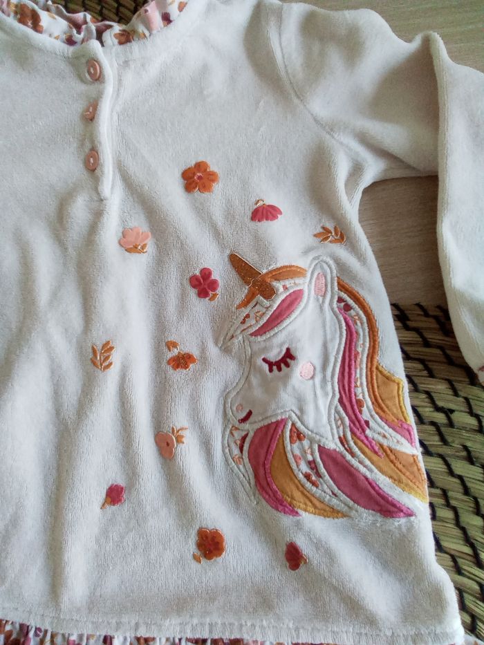 Pyjama 2 pièces velours imprimé Sergent Major taille 3 ans - photo numéro 3