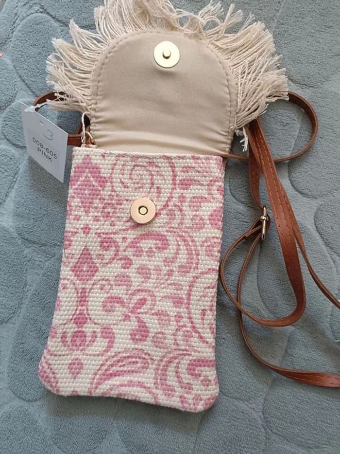 Petit sac bandoulière rose - photo numéro 2