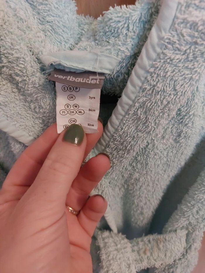 Sortie de bain ou peignoir 3 ans - photo numéro 2