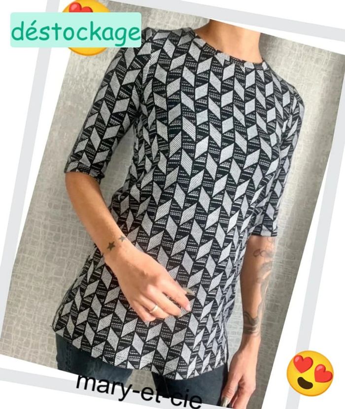 Haut manches 3/4 Zara taille S