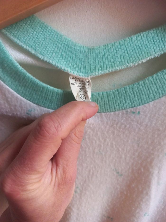 Chemise de nuit toute douce manches longues fille 14 ans - photo numéro 3