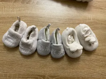 Lot de 3 paires de chaussons