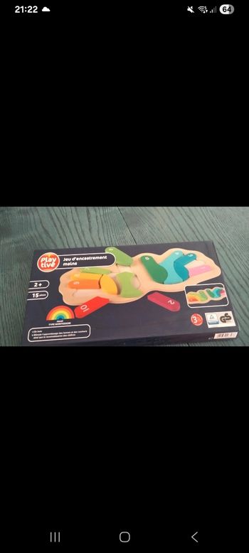 Jeu d’encastrement mains