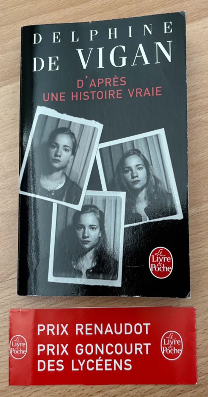 Livre D’après une histoire vraie de Delphine de Vigan